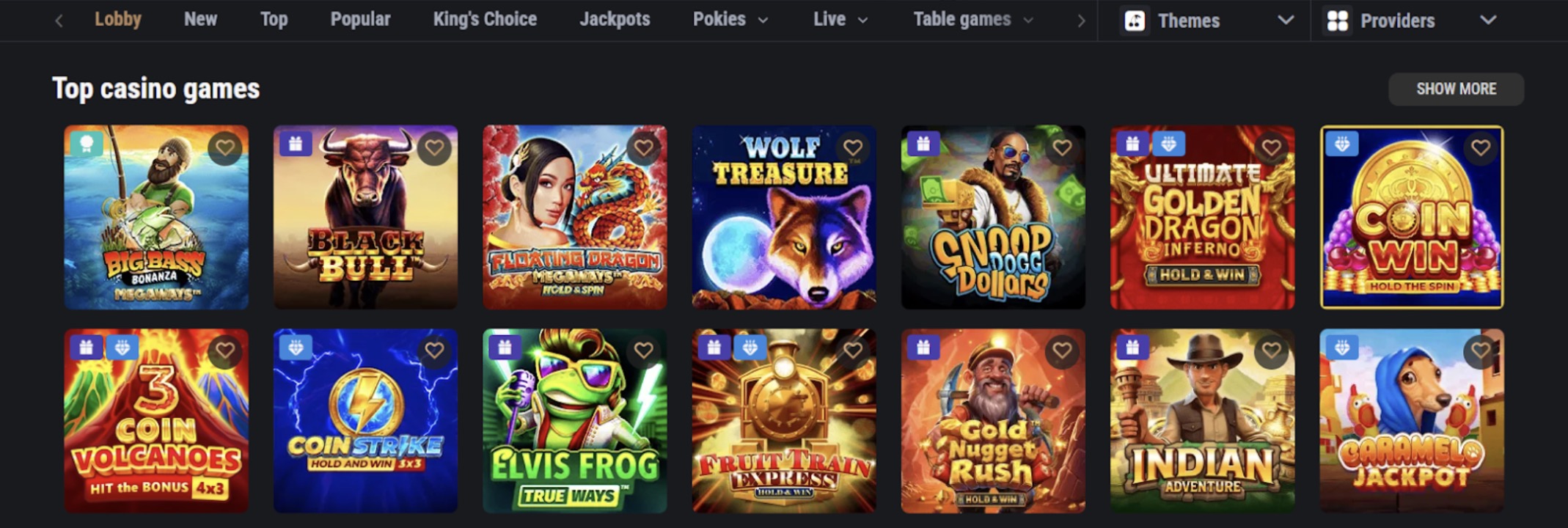 King Billy Real Money Games