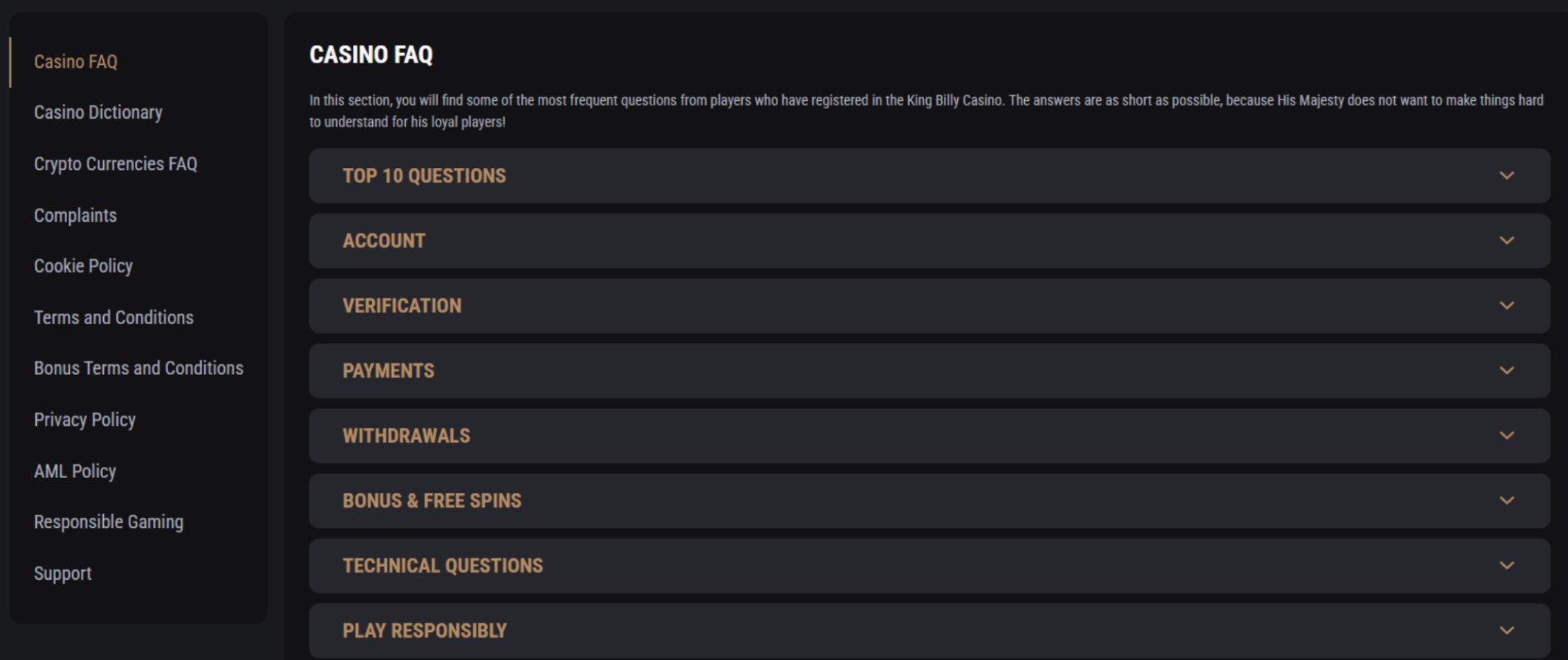 King Billy help centre