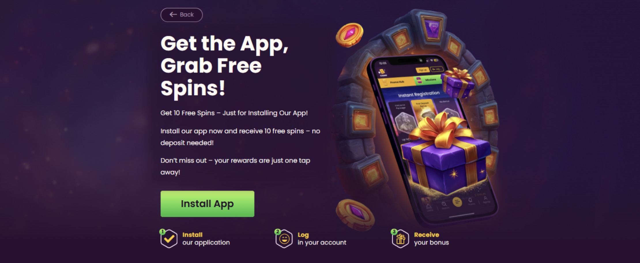 Bizzo Casino mobile no deposit bonus