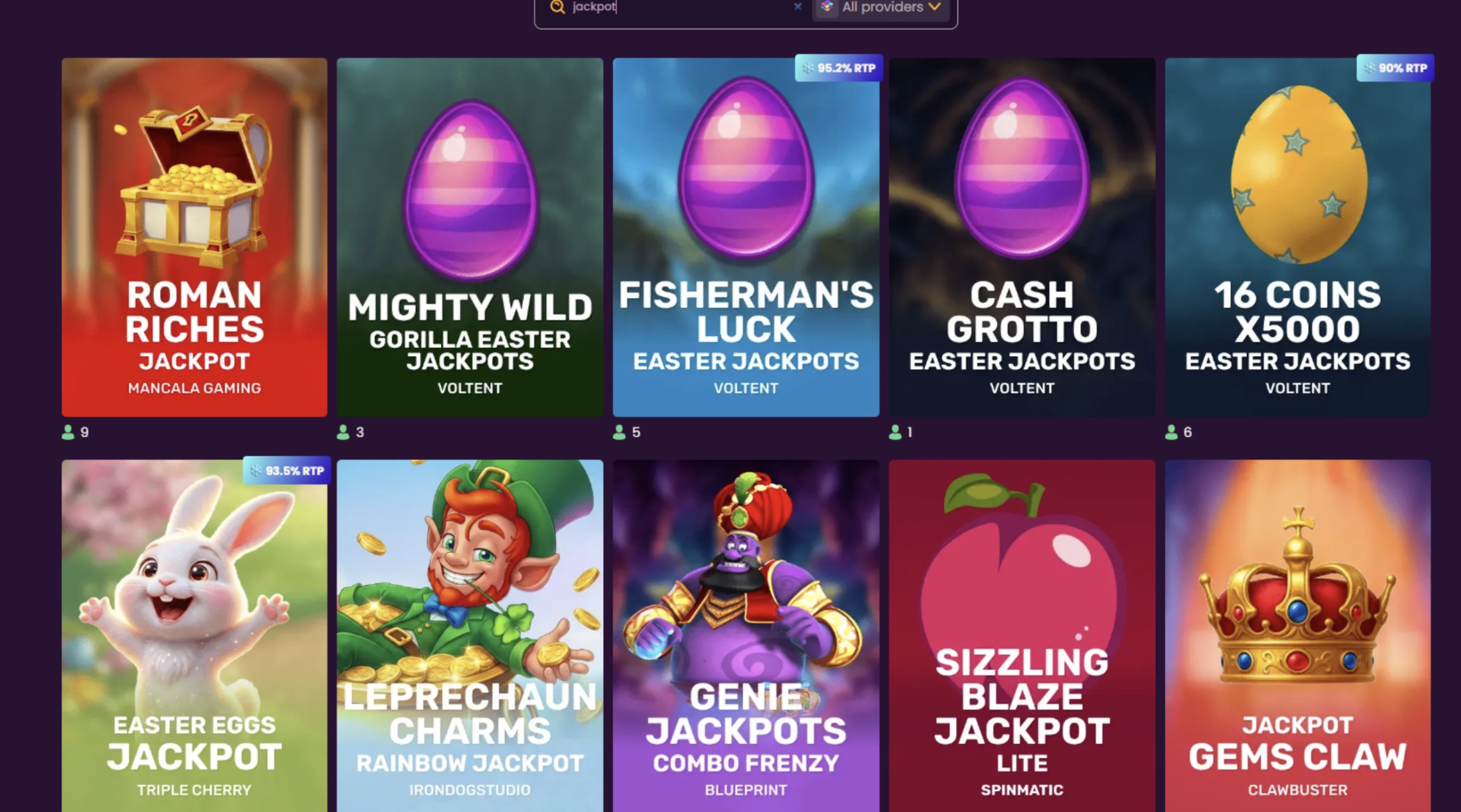 Bizzo Casino jackpots