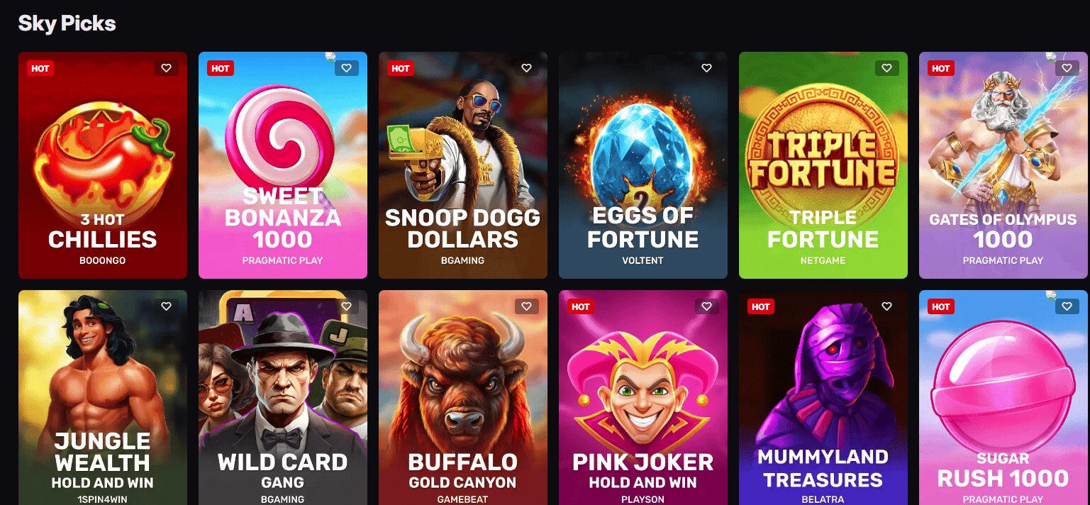 SkyCrown Casino online pokies