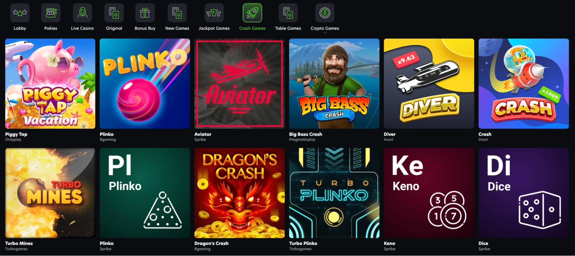 Neospin Casino - Crash Games