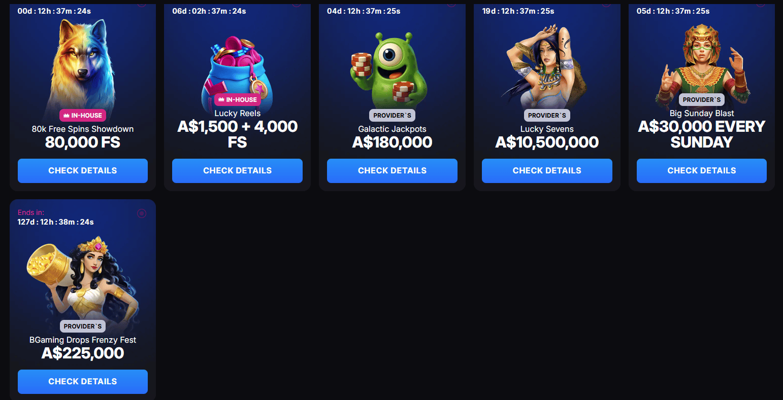SkyCrown Casino active tournaments