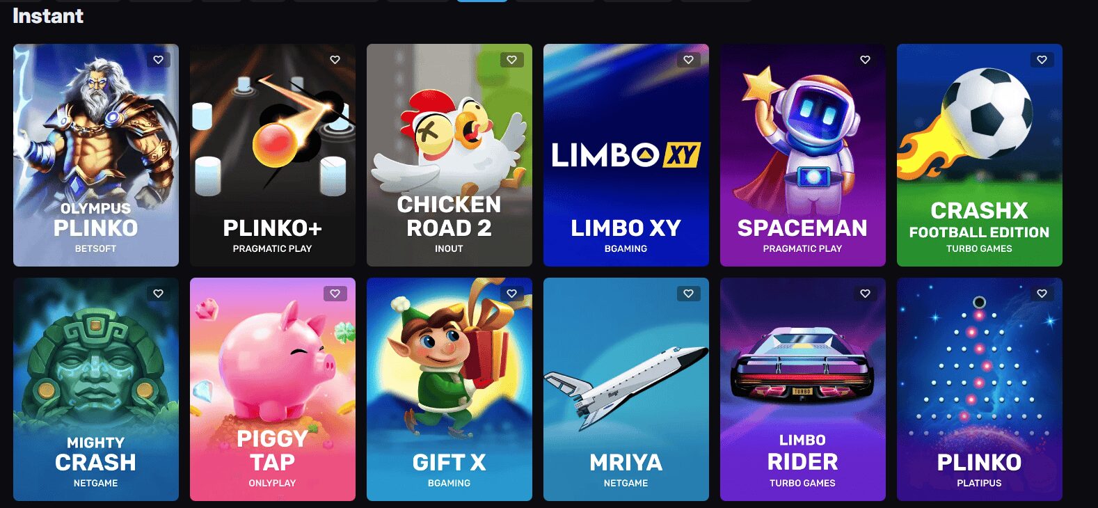 SkyCrown Casino instant games