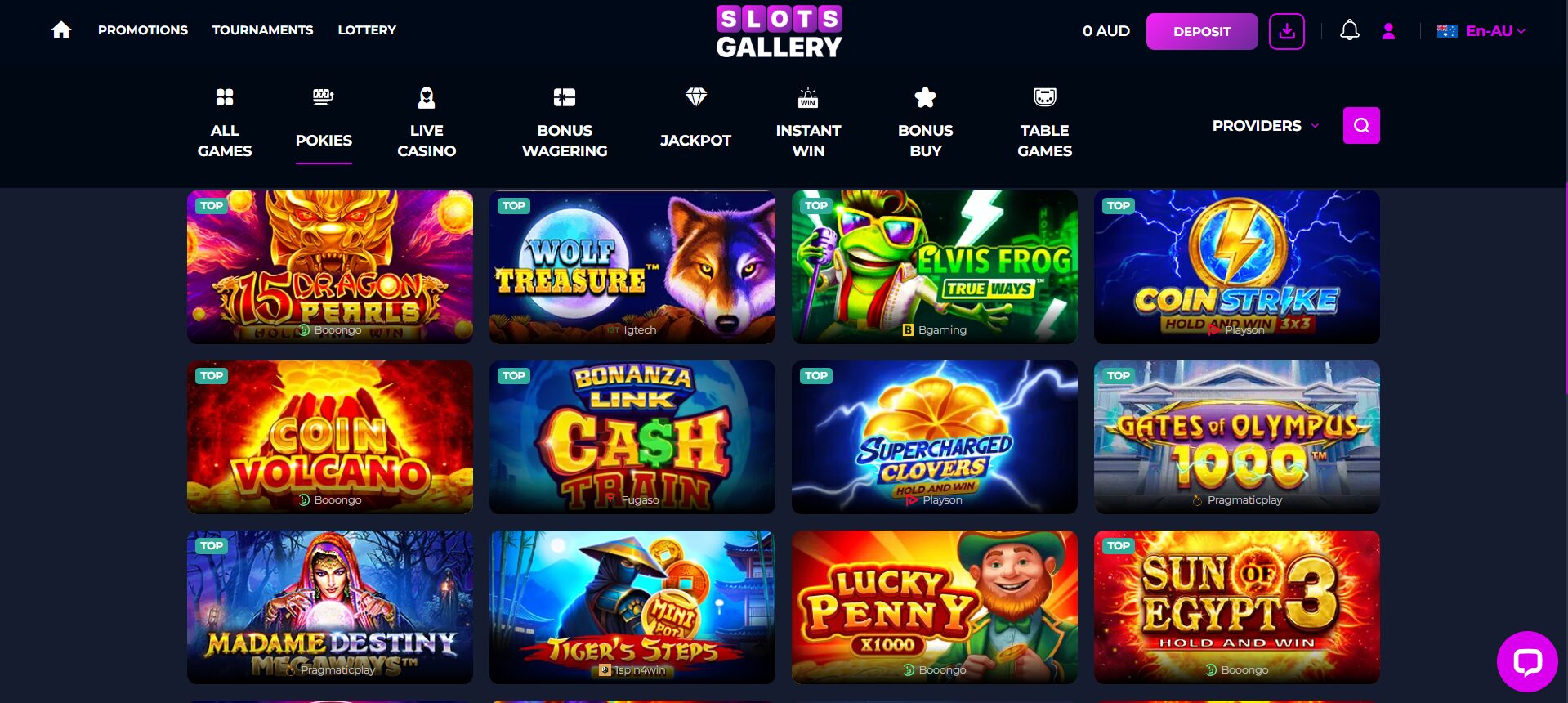 Slots Gallery Pokies