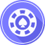 Poker chip icon