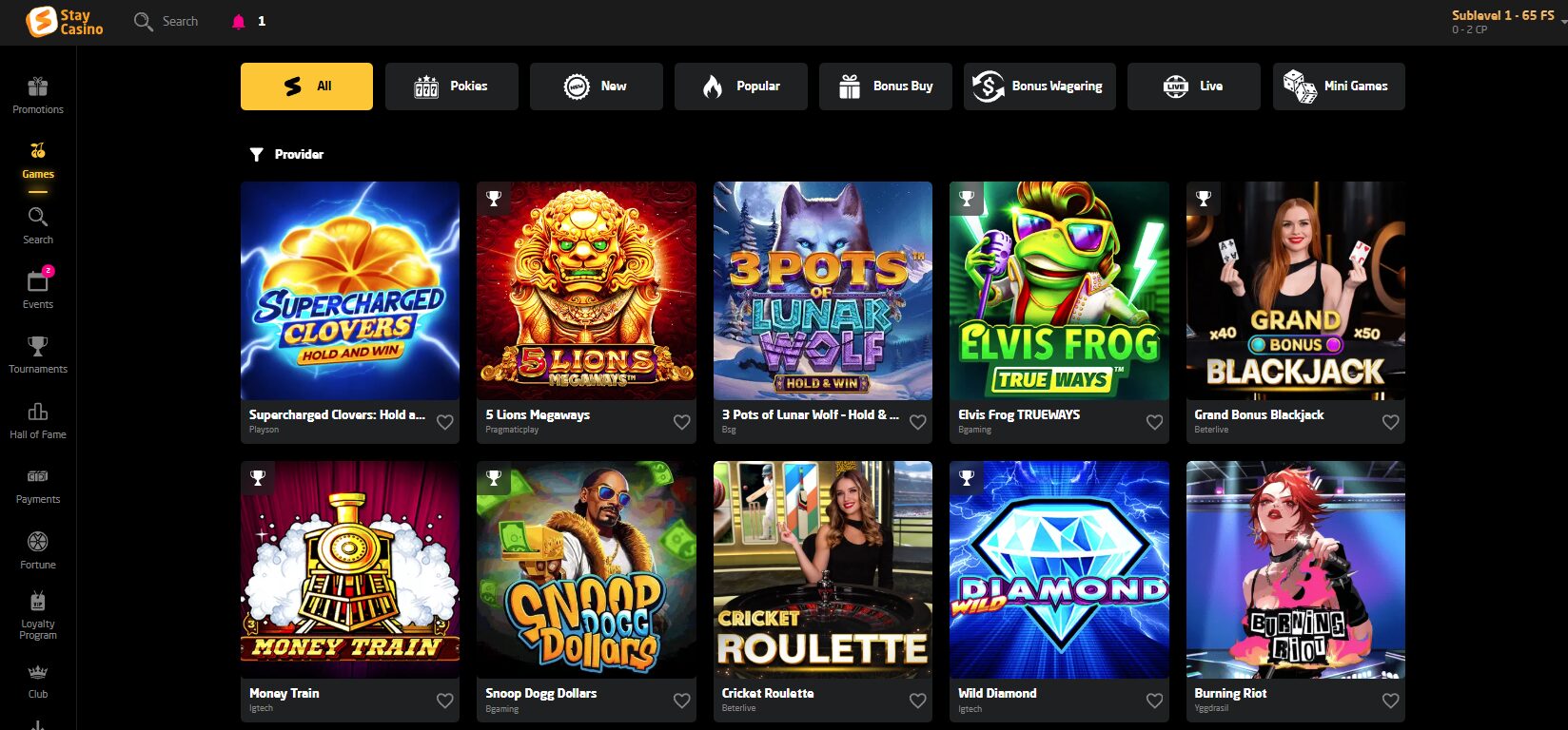 Stay Casino - Real Money Games