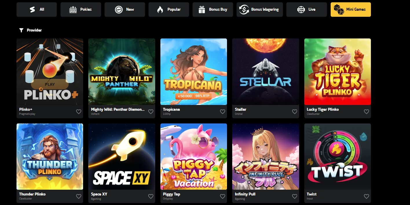 Stay Casino - Mini Games