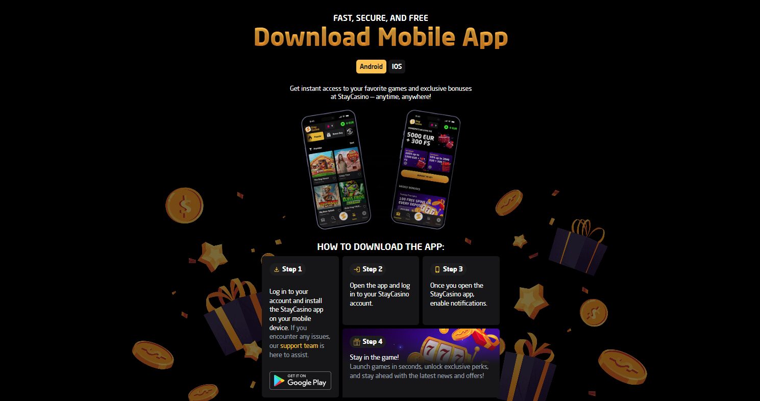 Stay Casino - Mobile Play