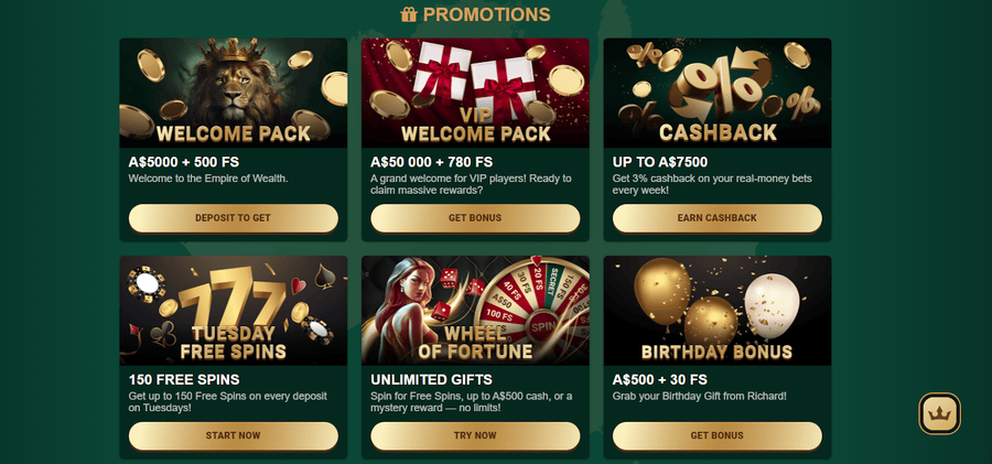 Richard Casino Promotions