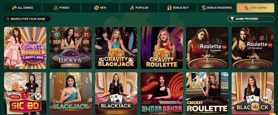 Richard Casino - Live Dealers