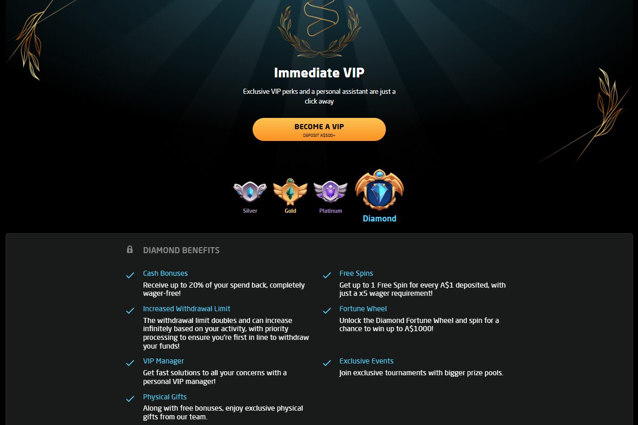 Stay Casino Immediate VIP membership