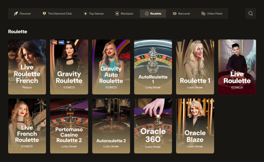 Lucky Ones Roulette games