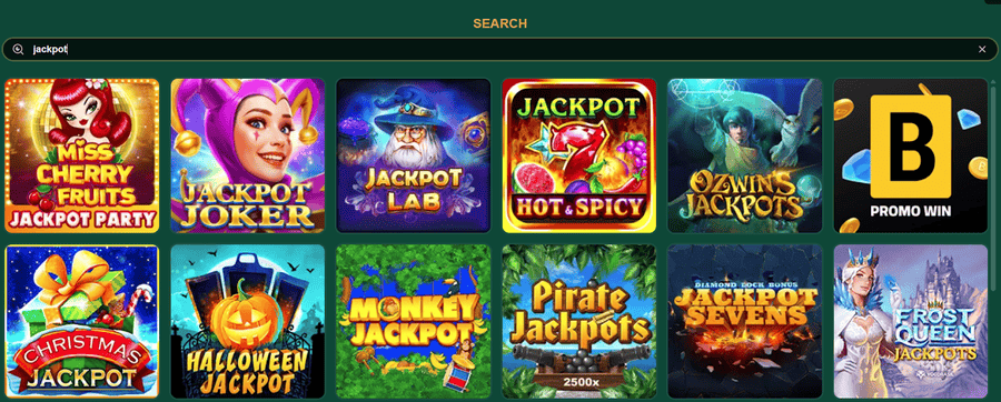 Richard Casino - Jackpots