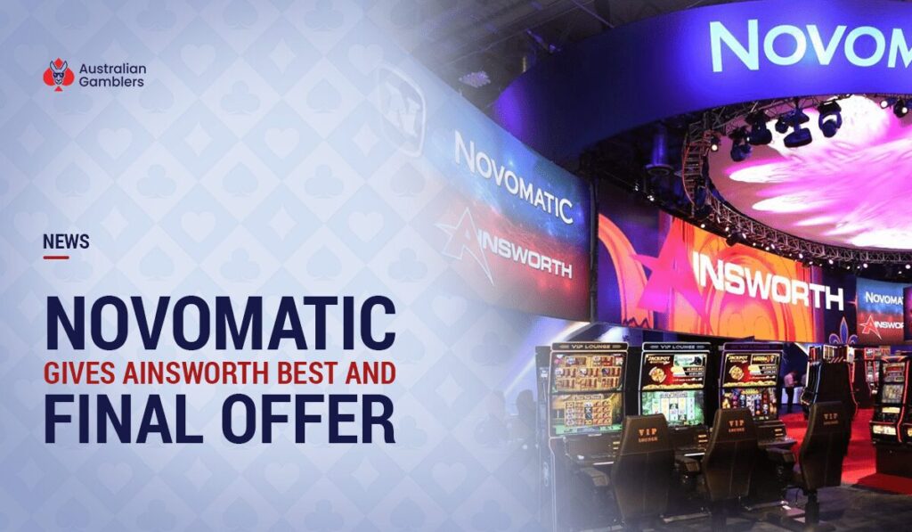 Novomatic’s Ainsworth $1 Takeover Raises Jobs and Pokies Questions