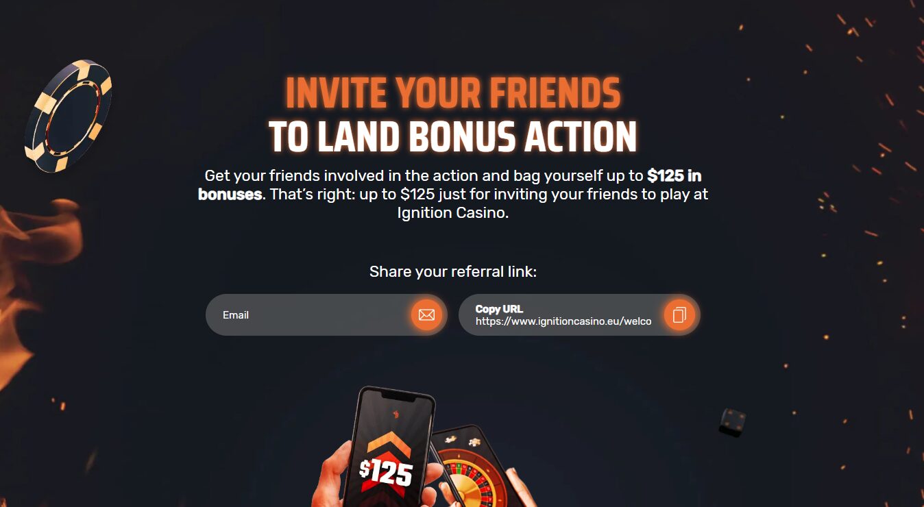 Ignition Casino Referral Bonus