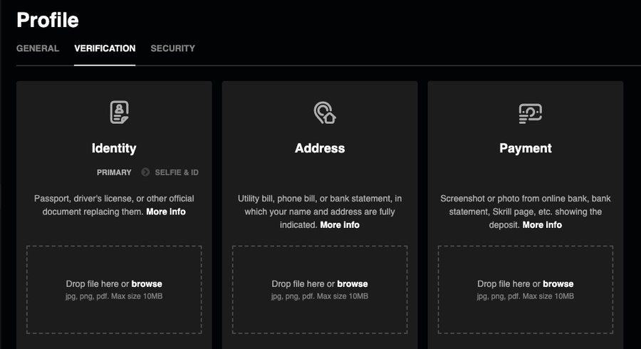 PlayAmo Casino KYC Verification