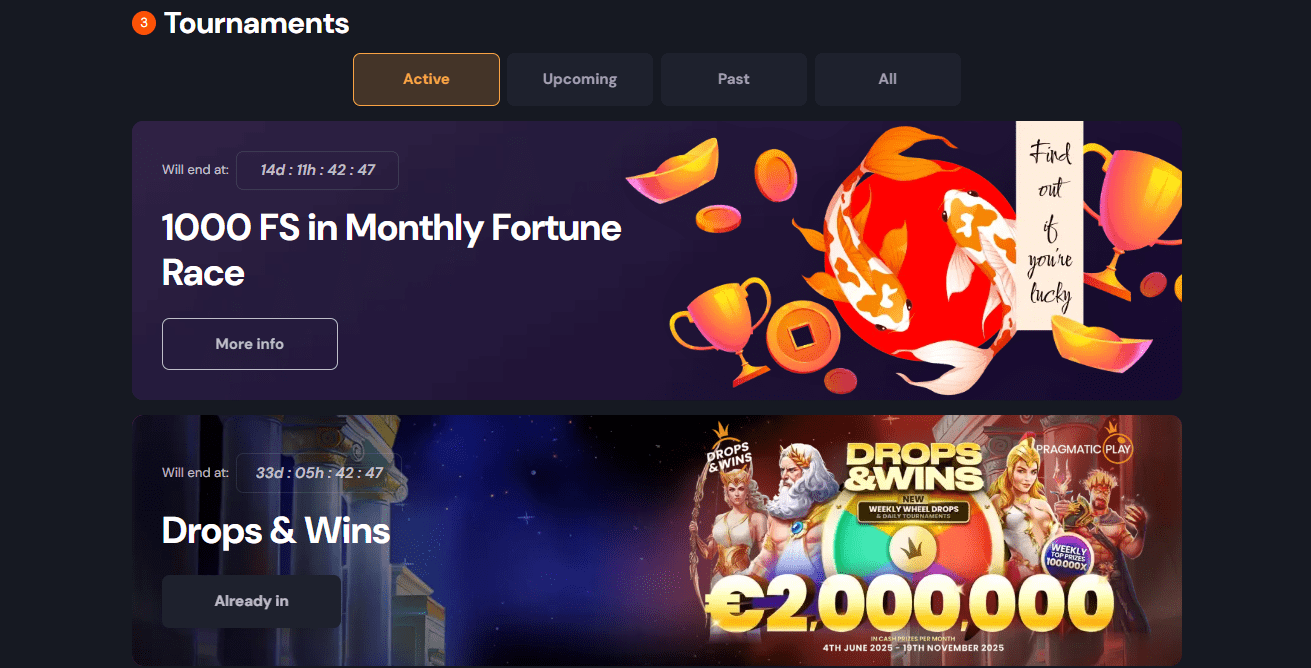 Slotozen Casino Tournaments