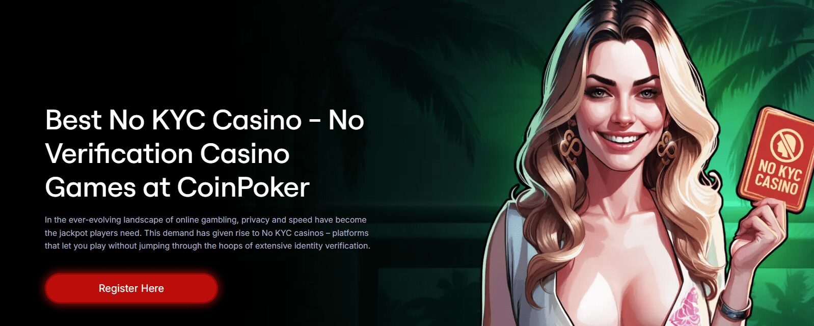 CoinPoker No KYC Casino