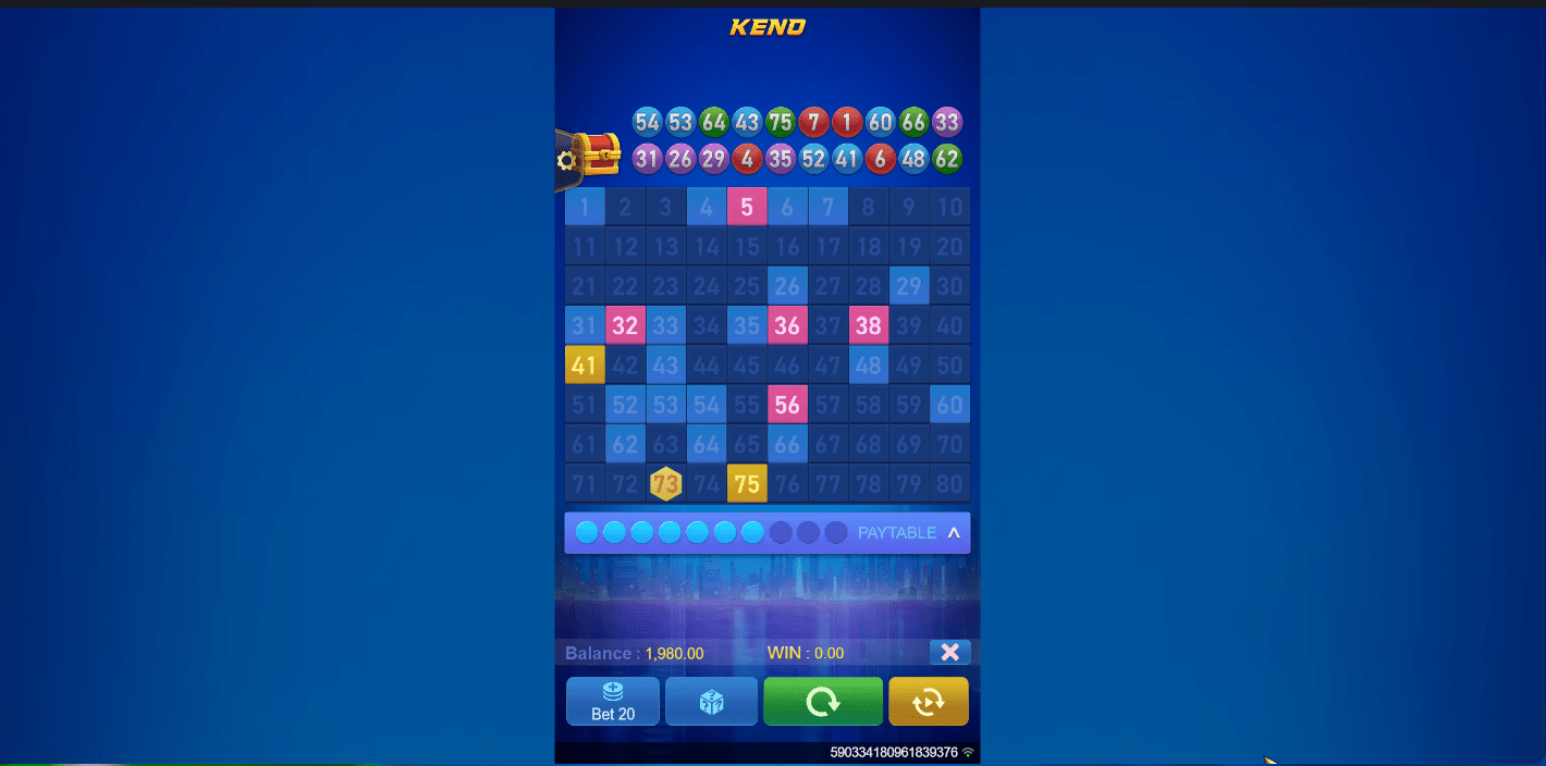 Keno Bonus Number