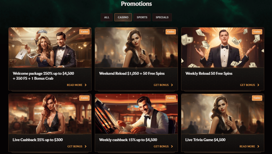 CrownPlay Casino bonuses