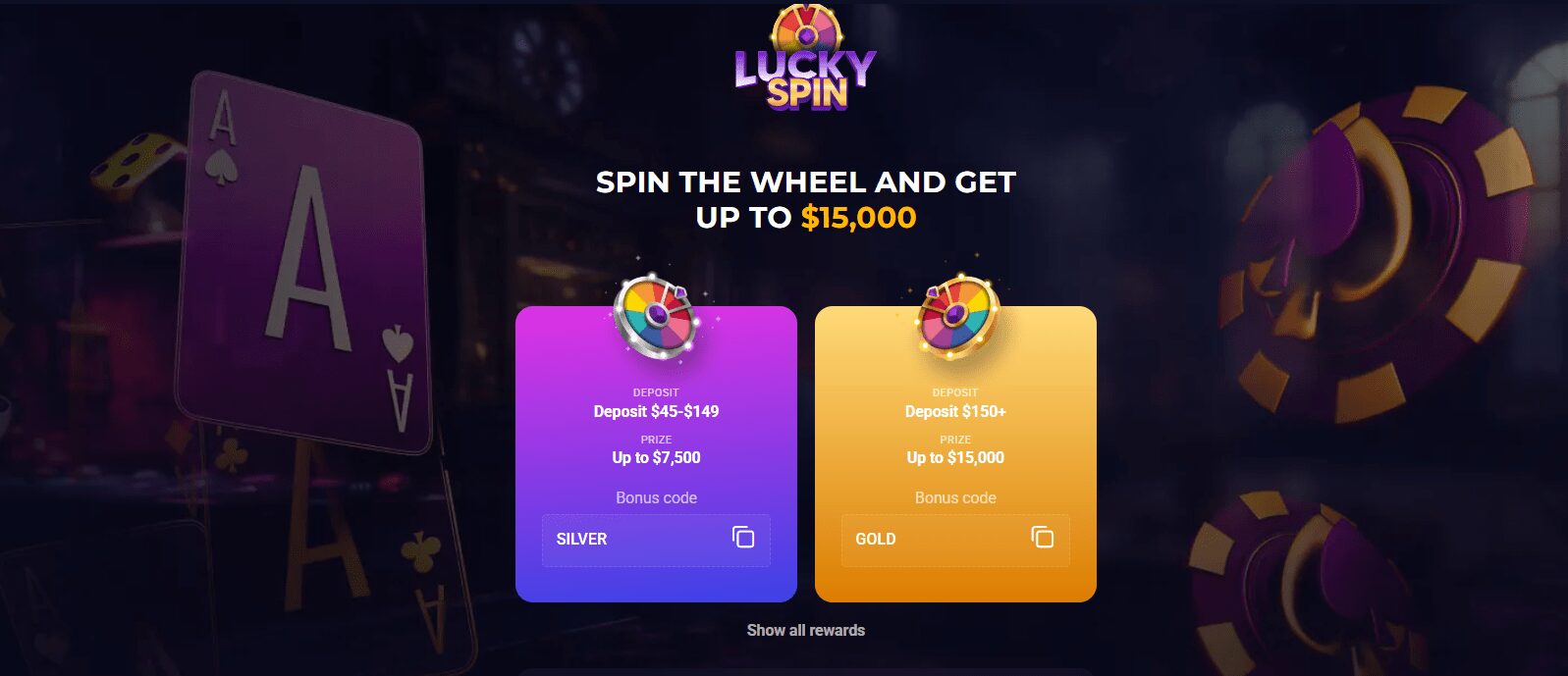 Lucky7even Casino Lucky Spin