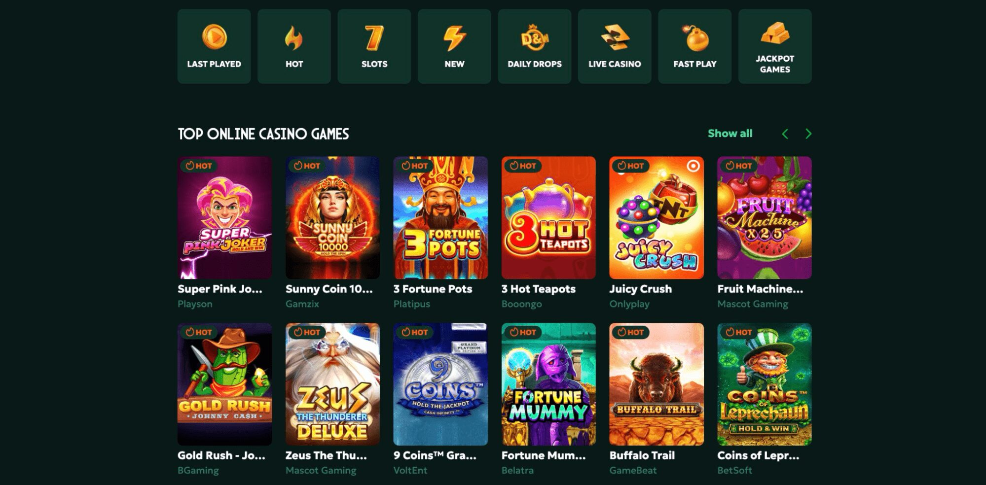 AllStar Casino Games