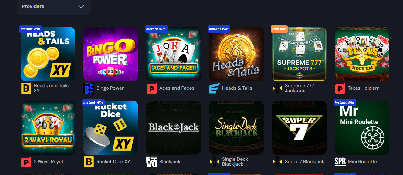 Slotozen Casino Table Games