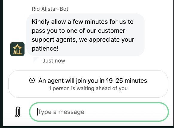 AllStar Casino Live Customer Support