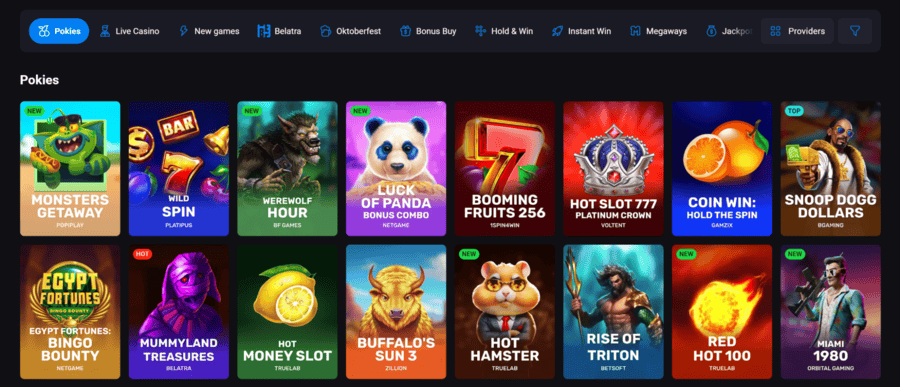 Lucky Vibe casino pokies