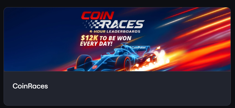 CoinPoker CoinRaces