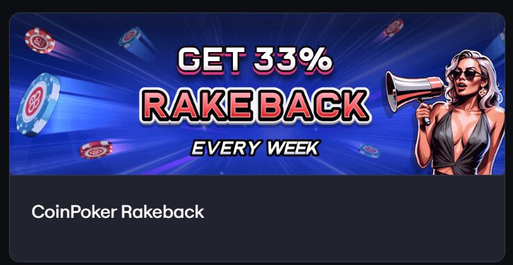 CoinPoker Rakeback