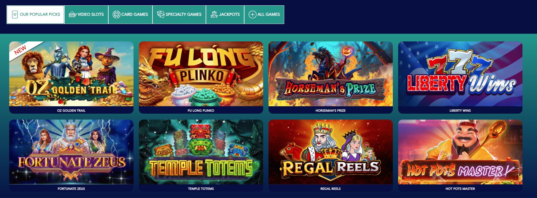Heaps O Wins popular casino games
