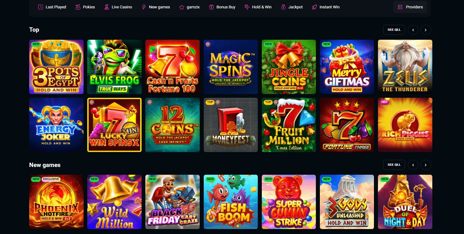 SpinsUp Real Money Games