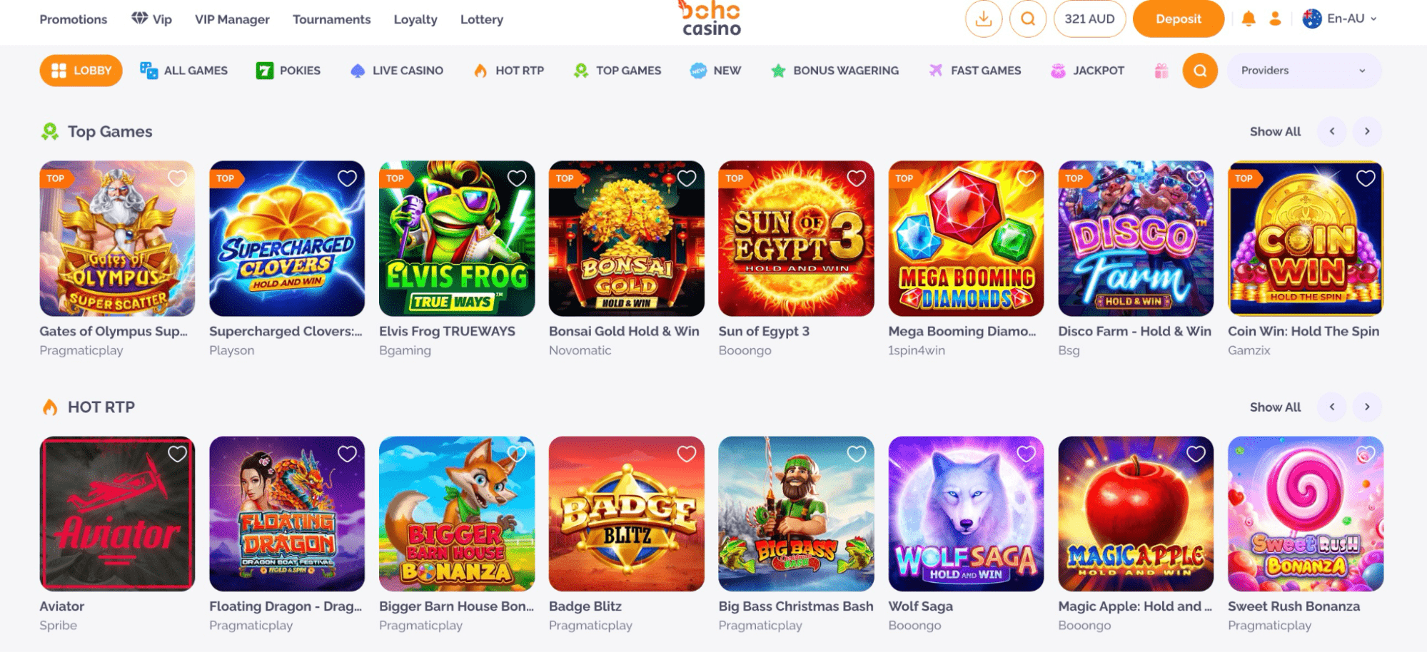 Boho Casino real money games