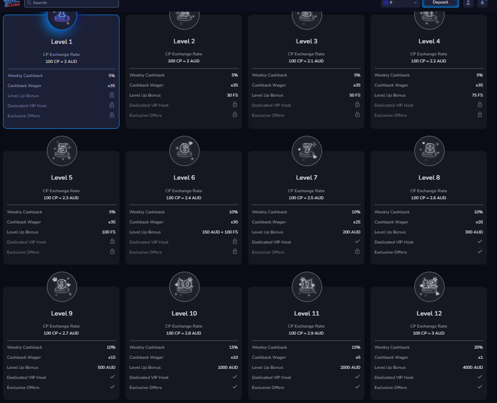 7Bit Casino VIP Club