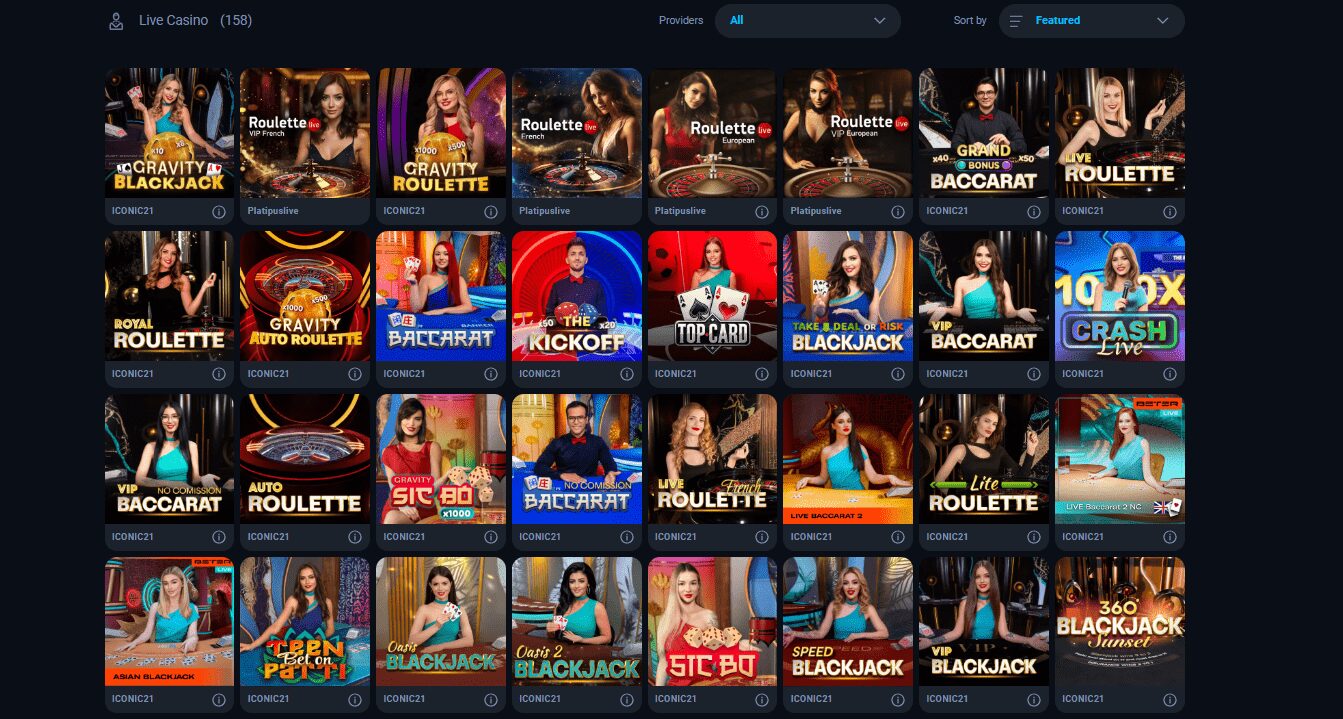 Thunderpick Casino live dealers