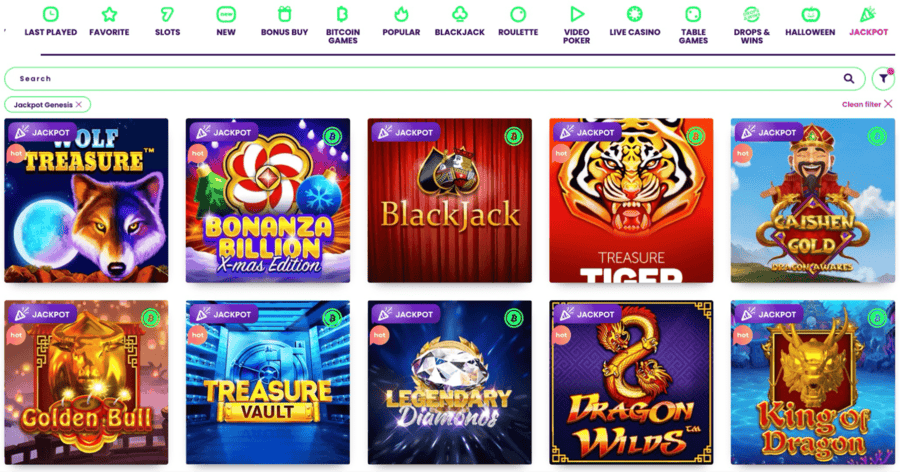 Rocket Casino jackpots