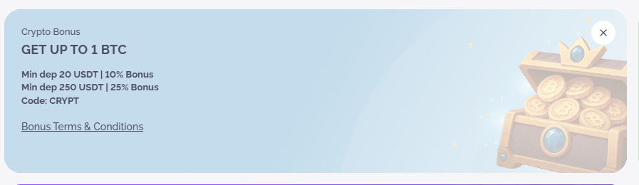 Boho Casino crypto bonus