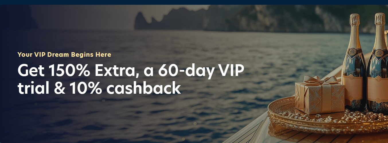 LuckyDreams VIP cashback and bonuses