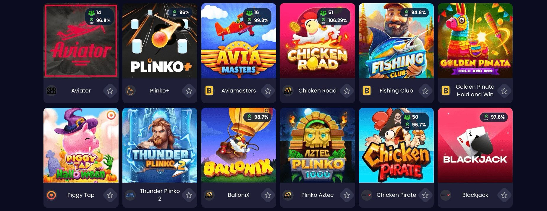 SlotsGem Casino Fast Games