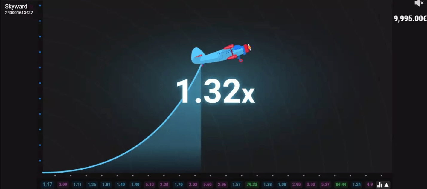 Skyward GamePlay Interactive crash game