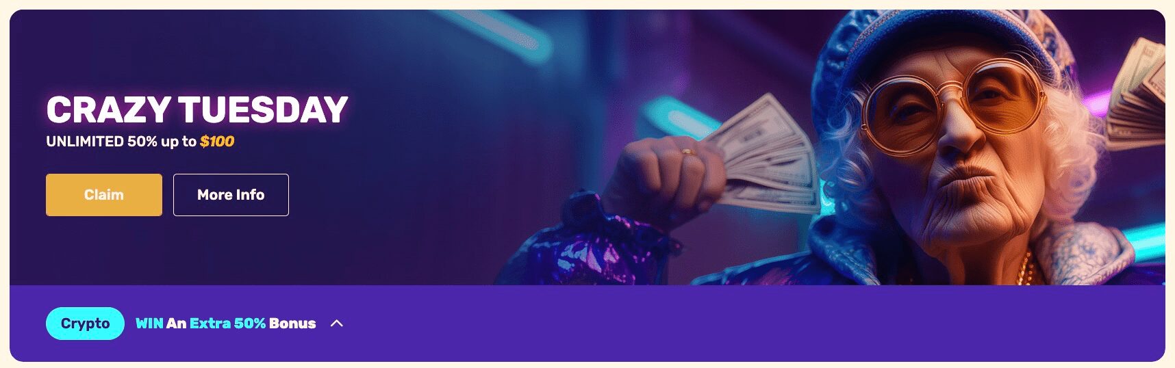 Let's Lucky Casino tuesday bonus