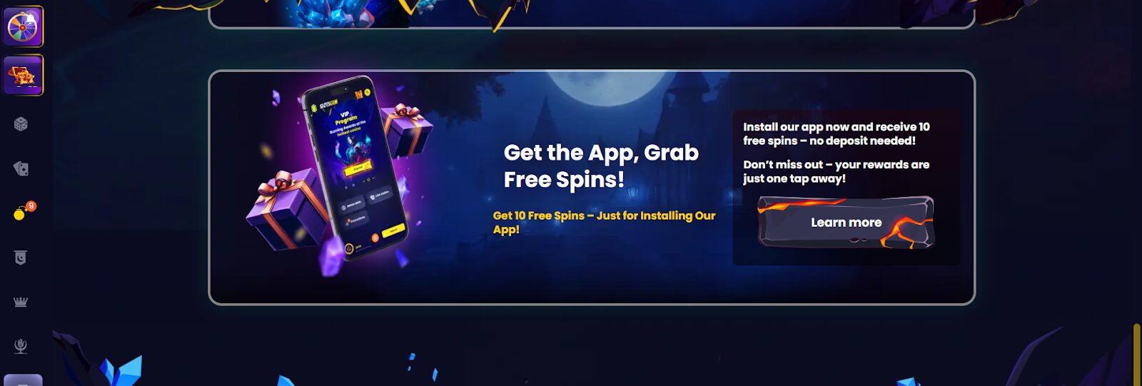 SlotsGem Casino Mobile bonus no deposit deal