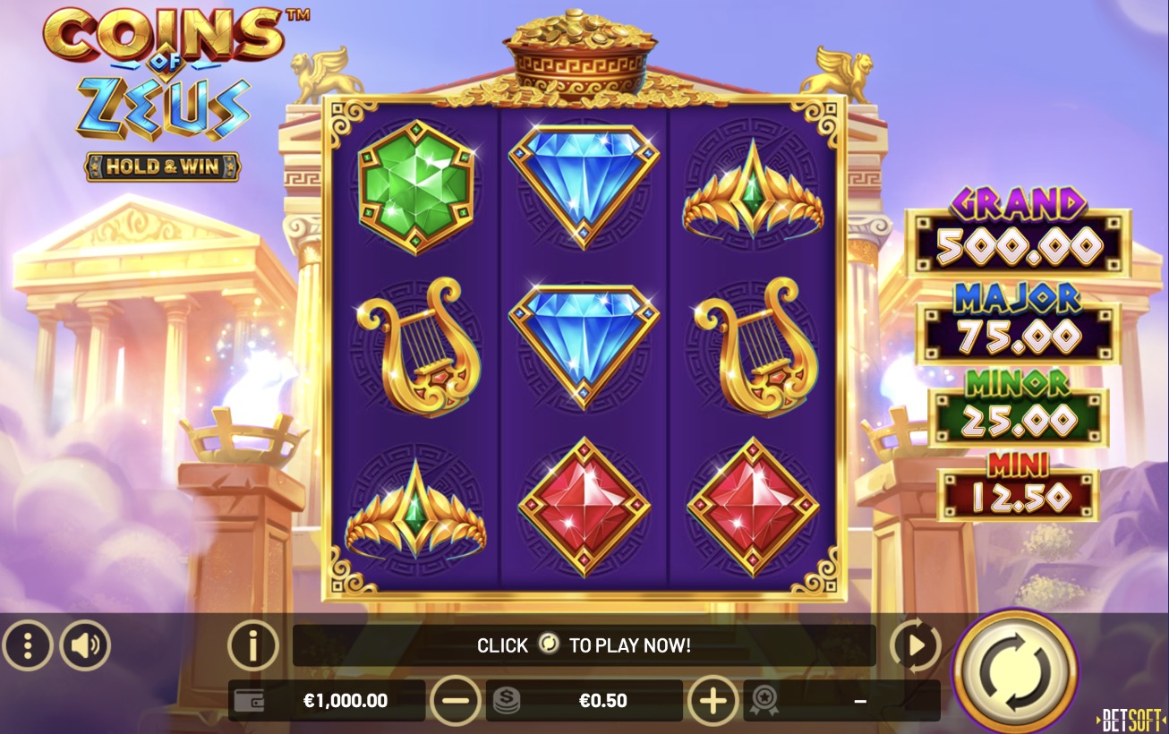 Coins of Zeus: Hold & Win pokie