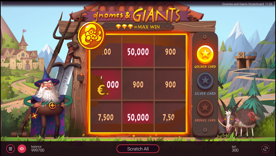 Gnomes and Giants Scratchard