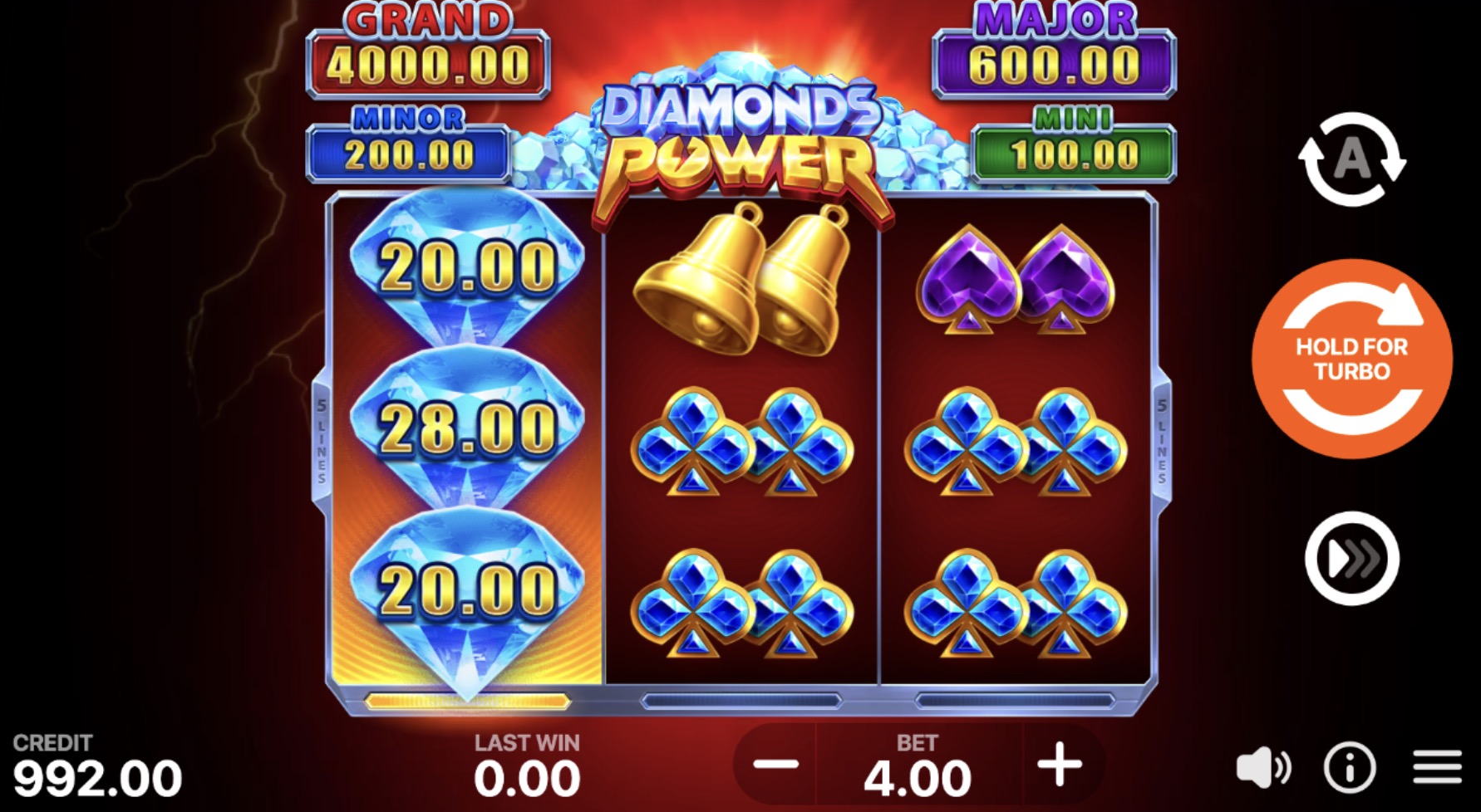 Diamond Power: Hold and Win pokie