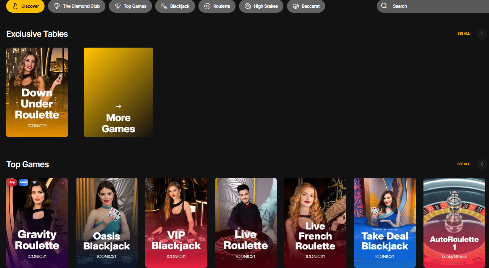 JustCasino live dealers