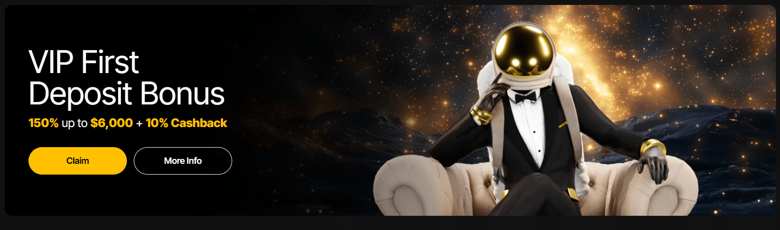 JustCasino VIP deposit bonus