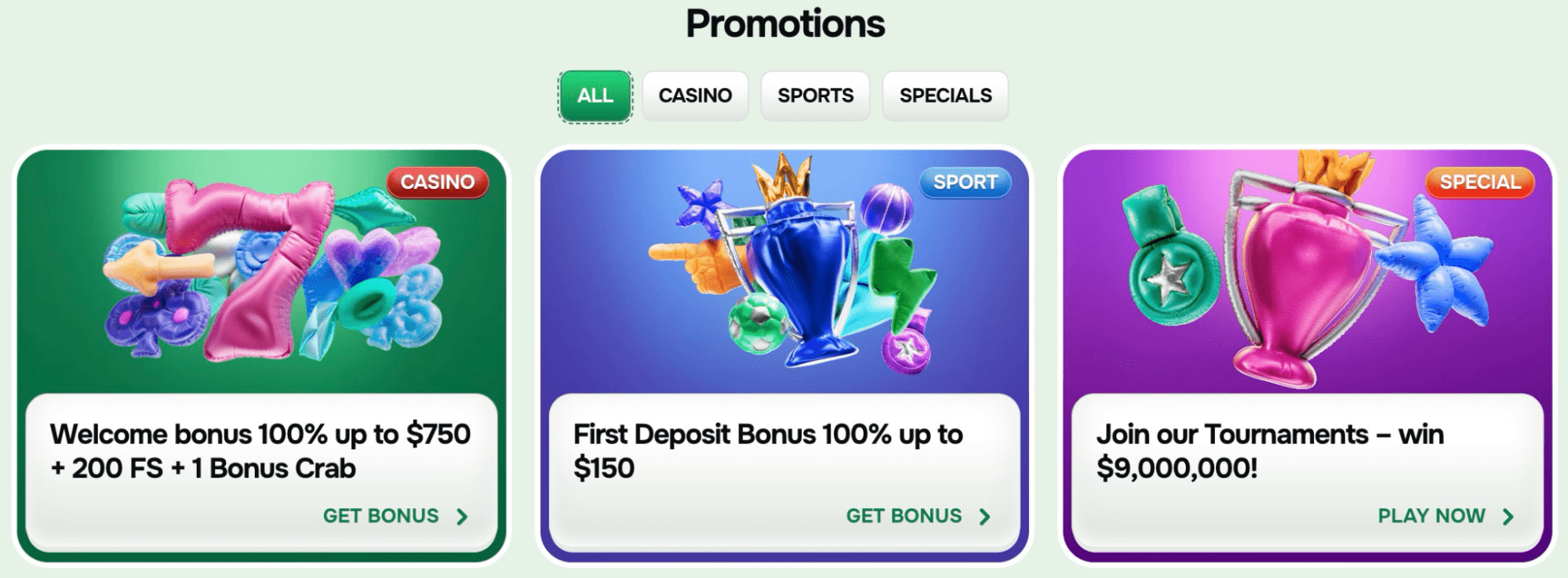 Casinolo Bonuses